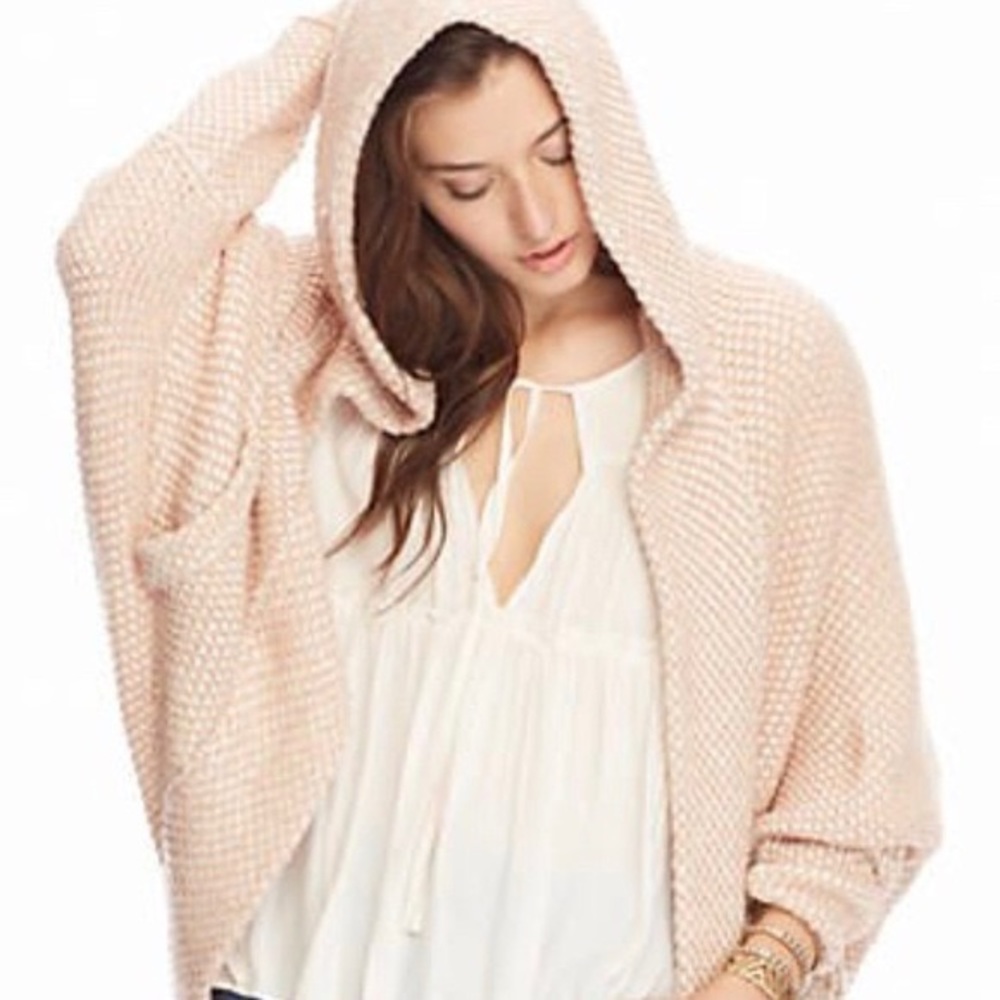 Free People Coco Cocoon Cardigan In Ivory Combo
